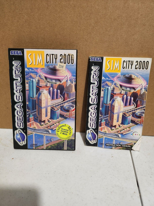 Sega Saturn Sim City 2000 Complet Euro