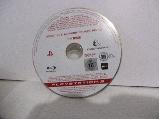 Opération Flashpoint Dragon Rising Playstation 3 PS3 cd seul