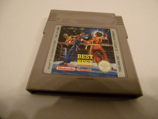 jeu nintendo game boy BEST OF THE BEST  championship KARATE FAH