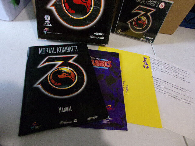 Mortal Kombat 3 MKIII CD-ROM Big box / Midway GT Interactive 95 [ Version EUR ]