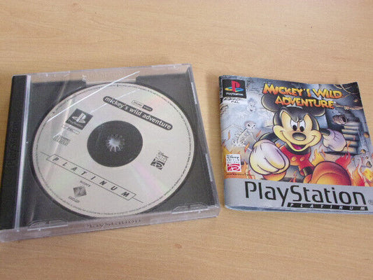 Mickey’s Wild Adventure - Sony PlayStation 1 - Avec Notice SANS JAQUETTE AVANT