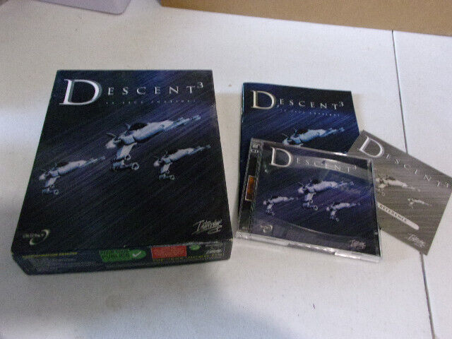 Descent 3 Jeu Sur PC Big Box / Boite Carton