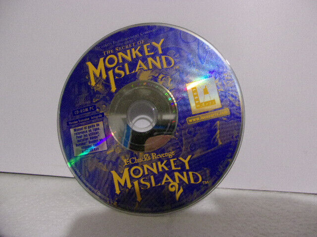 Pc Cd Rom Jeux The Secret Of Monkey Island Le Chuck Revenge 2 Version Française 