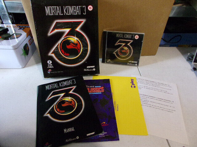 Mortal Kombat 3 MKIII CD-ROM Big box / Midway GT Interactive 95 [ Version EUR ]