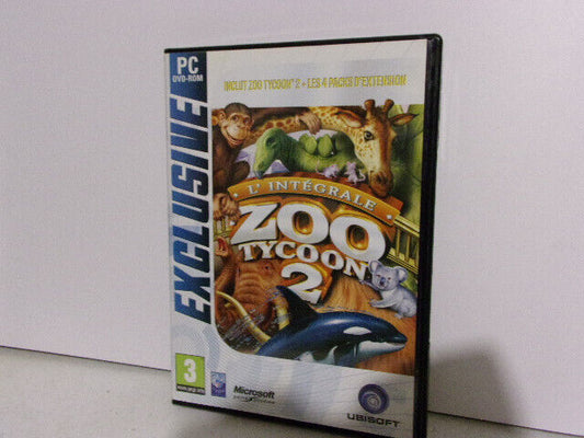 pc zoo tycoon 2 l'integrale complet version fr etat tbe 3 cd