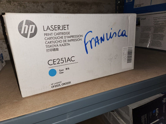 TONER noir original HP CE251AC cyan neuf