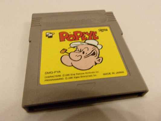 Rare Jeu Nintendo original Game Boy Popeye JAP