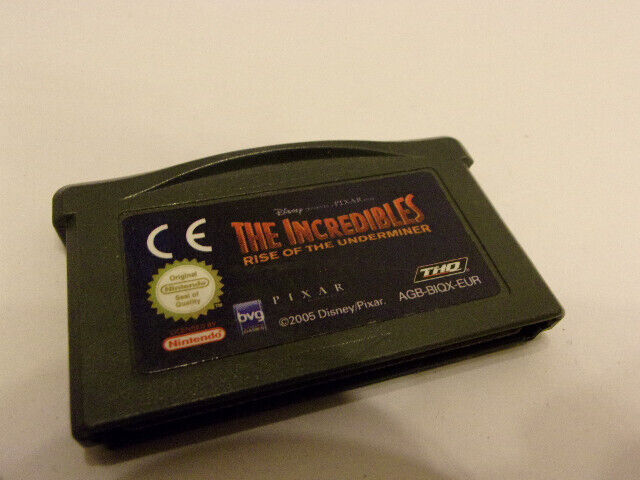 THE INCREDIBLES : RISE OF THE UNDERMINER NINTENDO GAMEBOY ADVANCE (GBA) EUR