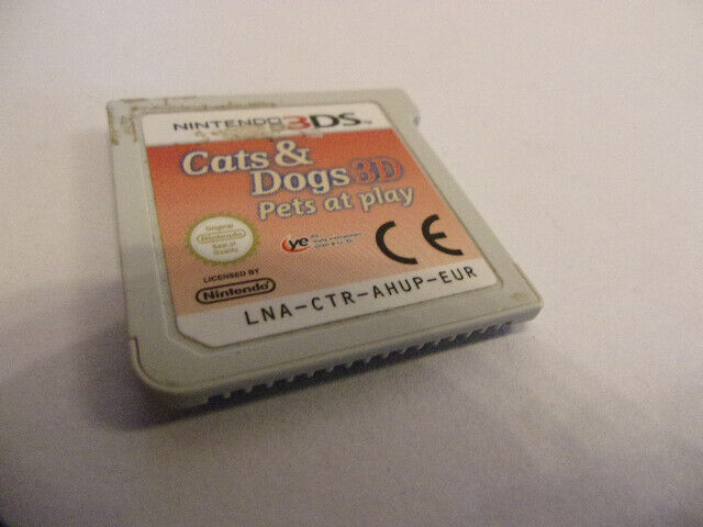 CHIENS ET CHATS 3D NINTENDO 3DS - JEU FR