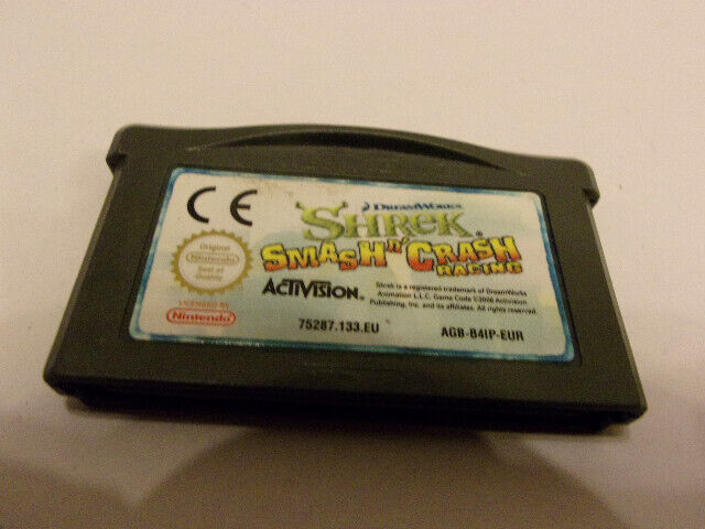 JEU NINTENDO GAME BOY ADVANCE GBA:SHREK SMASH N'CRASH RACING