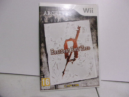 Nintendo Wii Resident Evil Zero SANS NOTICE - Fr