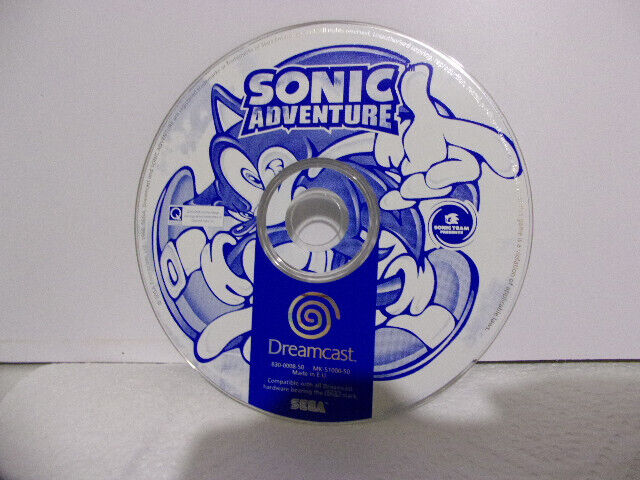 SONIC ADVENTURE SEGA DREAMCAST EUR cd seul