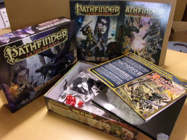 PATHFINDER LE JEU DE ROLES BOITE D INITIATION COMPLET