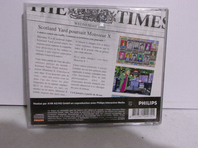 Scotland Yard Philips CDI / CD-I Complet FR 