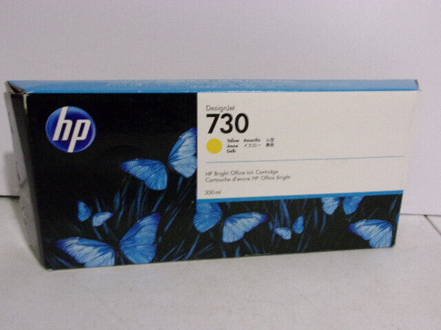 HP DesignJet 730 - Cartouche d'encre jaune - 300ml - P2V70A