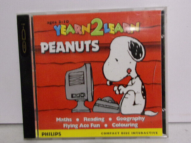 Yearn 2 Learn Peanuts Philips CD-i Complet PAL FR CDi