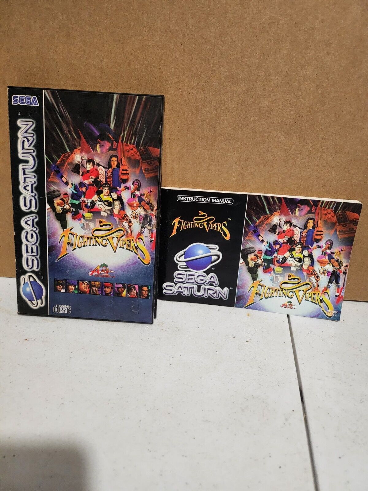 Fighting Vipers - Sega Saturn SEGA - Complet + Manuel - PAL EUR FRA - Testé TBE