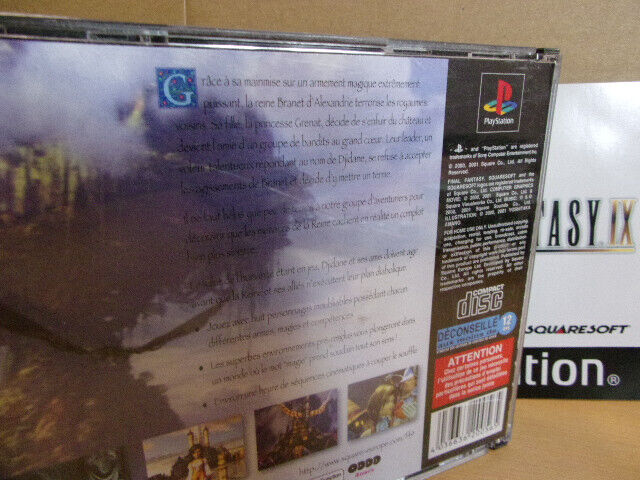 Final Fantasy IX / 9 - PS1 ( PAL Fr ) manque cd1