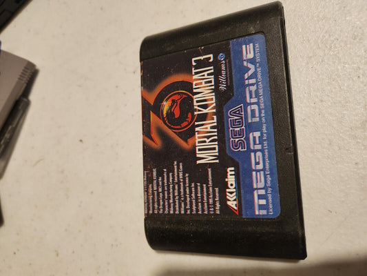 Cartouche De Jeu Mortal Kombat 3 Megadrive