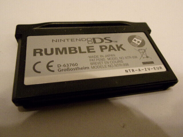 Rumble Pak Officiel PAL EUR (pack vibration) pour Nintendo DS - EUR PACK