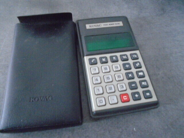 Kovac Pocket Memory calculatrice vintage 