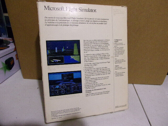 Microsoft Flight Simulator 1988 [ Version Disquettes 3,5 pouces 5.25 pouces VF