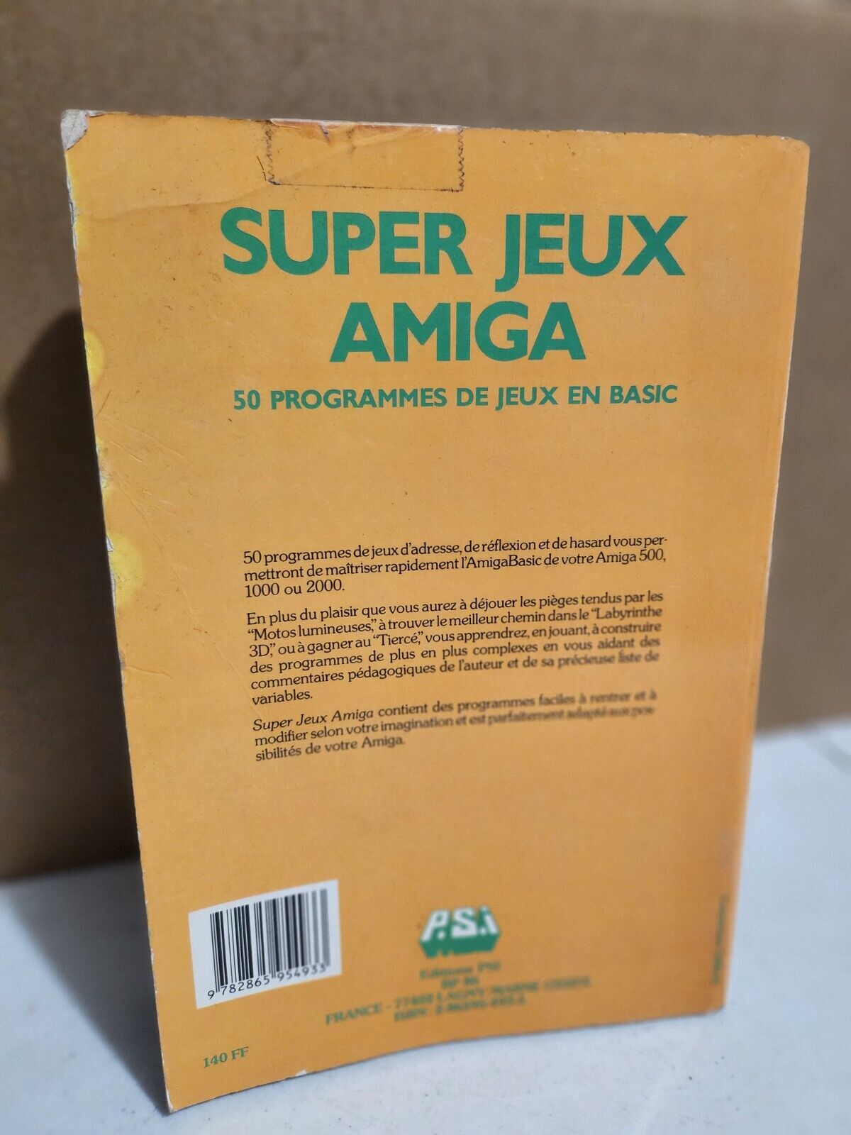 Livre Super Jeux Amiga Edition PSI Jean François SEHAN