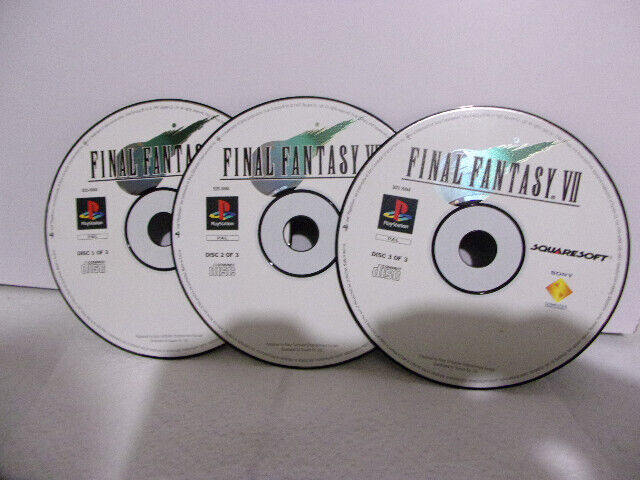 PS1 Playstation 1 PAL final Fantasy 7 vii