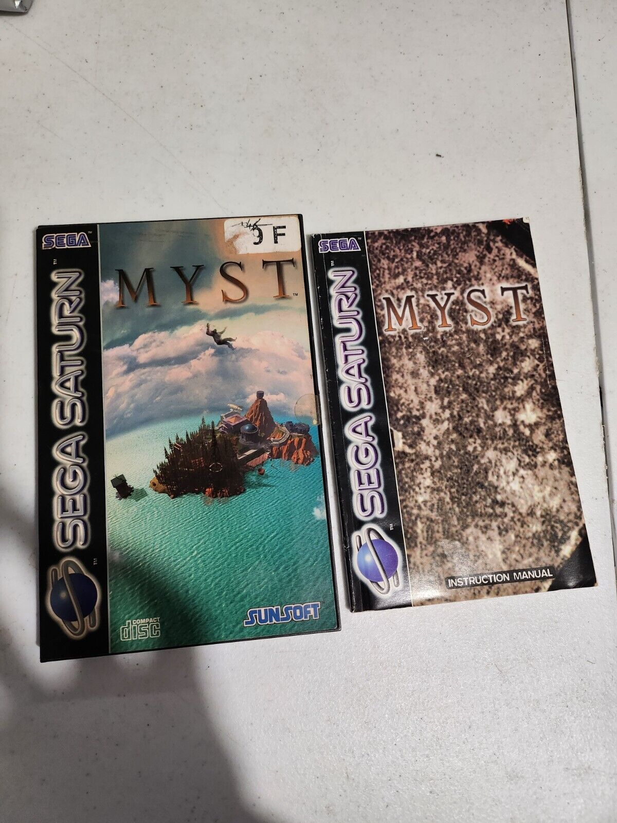 MYST JEU SEGA SATURN COMPLET PAL FR