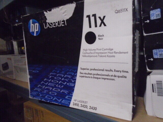 ORIGINAL TONER - HP 11X - NOIR - NEUF