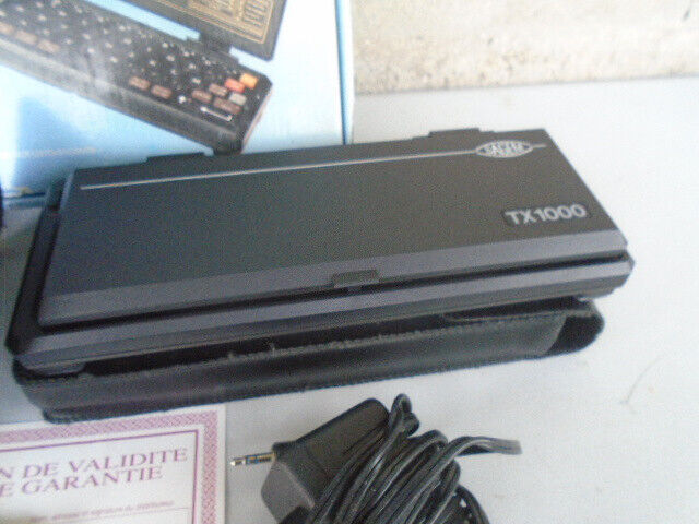 ANCIEN TERMINAL DE POCHE SAGEM TX 1000 + IMPRIMANTE TXP TRES RARE