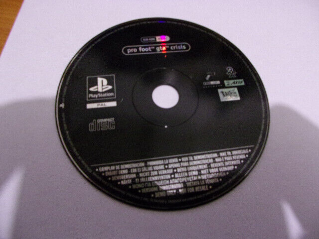 Playstation 1 PS1 - demo pro foot gta crisis