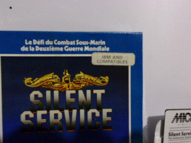 SILENT SERVICE *MicroProse*  IBM PC DOS Big Box