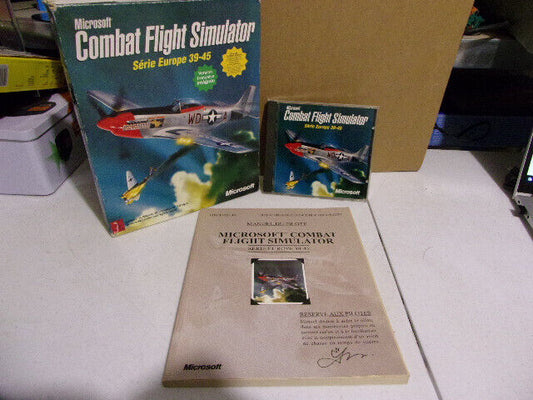 Combat Flight Simulator Europe 39-45  PC FR Big Box carton