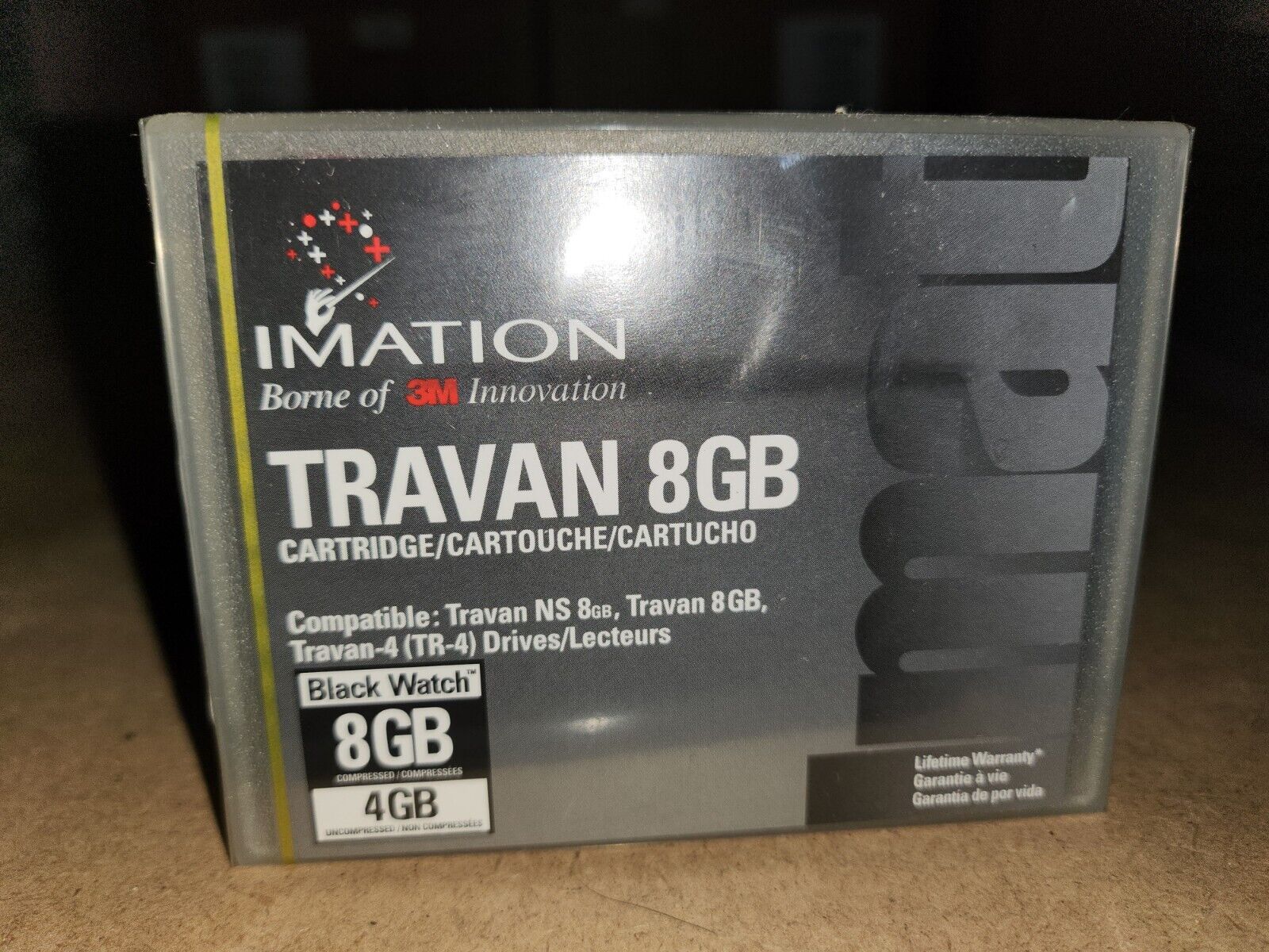 Cassette de stockage - Imation - travan 8GB NEUF SOUS BLISTER