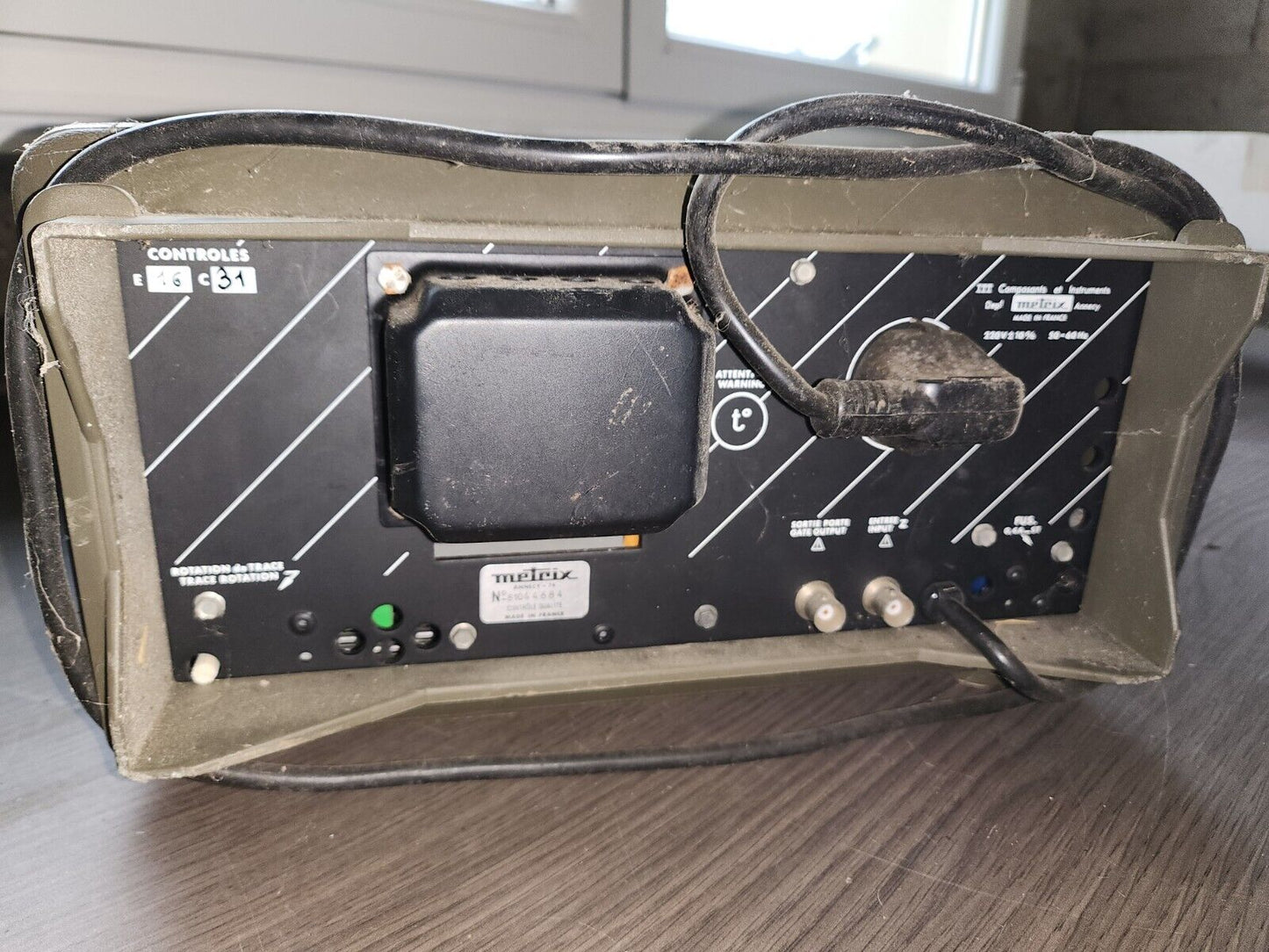 Oscilloscope  METRIX OX734 vintage,  port gratuit !