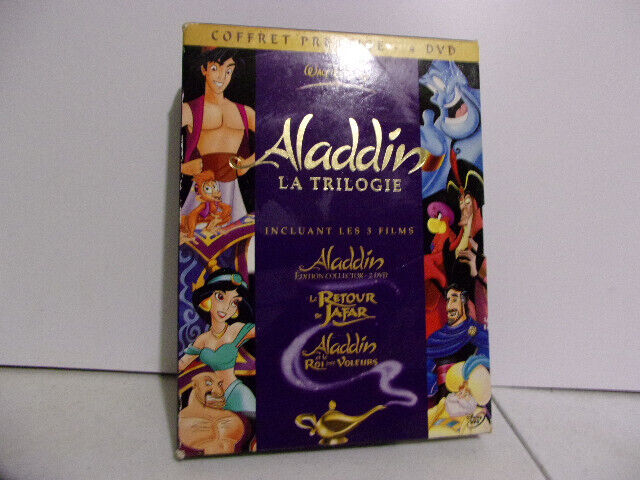 ALADDIN LA TRILOGIE LES 3 FILMS WALT DISNEY COFFRET PRESTIGE DVD