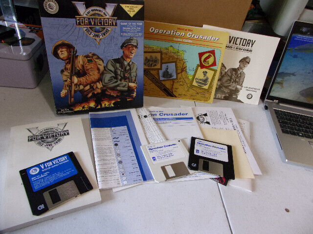 COFFRET BIG BOX IBM PC V FOR VICTORY OPERATION CRUSADER