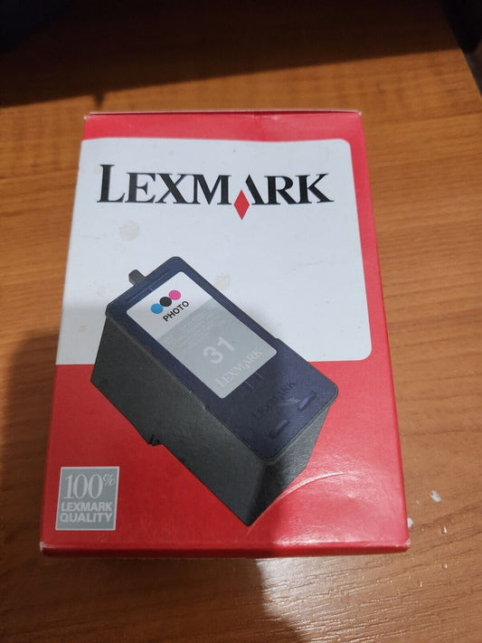 CARTOUCHE LEXMARK N° 31 couleur originale neuve scellée emballage d'origine