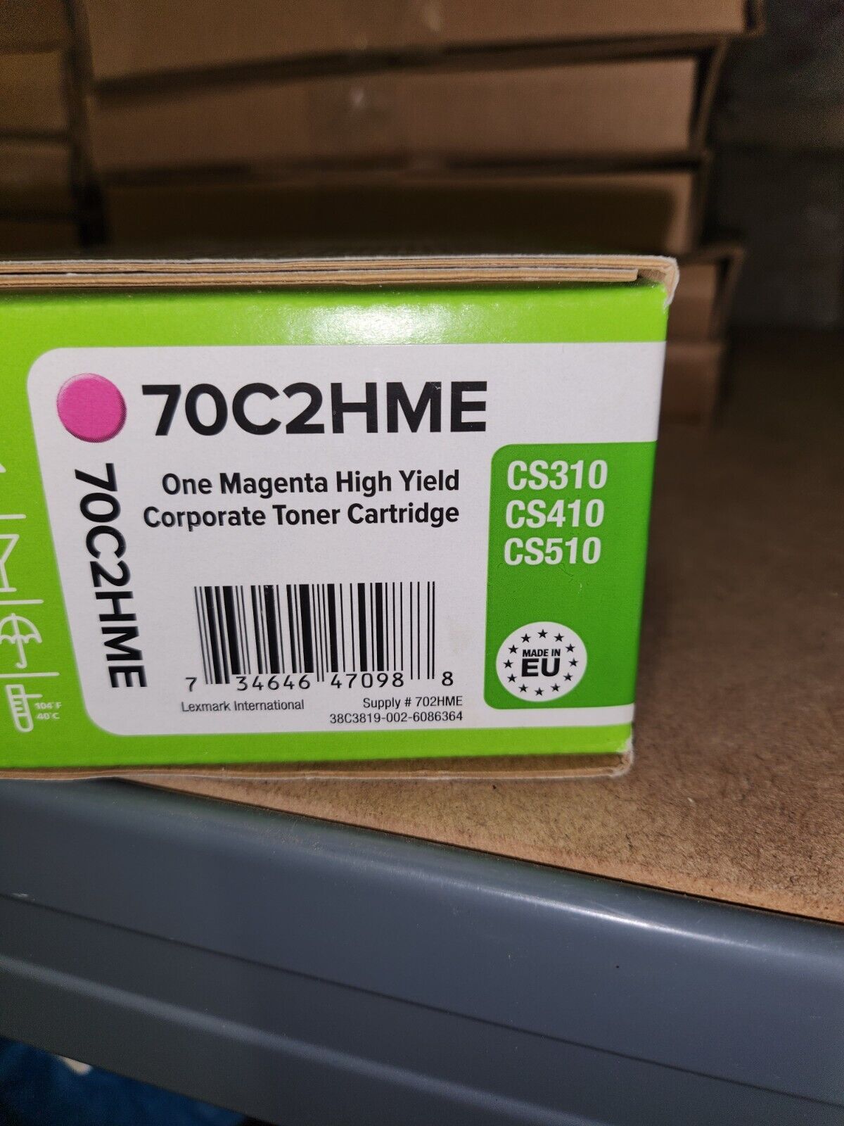 70C2HME Lexmark CS310n Cartouche de toner Magenta