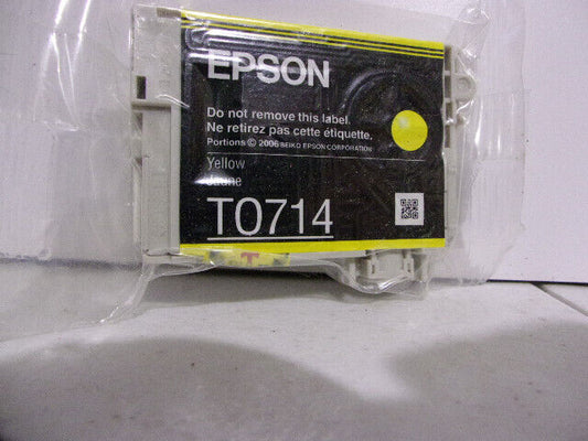 Cartouche EPSON T0714 Origine guépard jaune