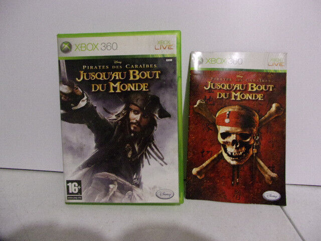 XBOX 360 - PIRATES DES CARAIBES  JUSQU'AU BOUT DU MONDE - COMPLET