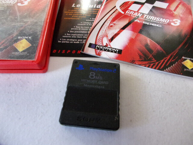 Jeu PS2 - GRAN TURISMO 3 A-SPEC Complet + carte memoire