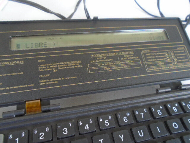 ANCIEN TERMINAL DE POCHE SAGEM TX 1000 + IMPRIMANTE TXP TRES RARE