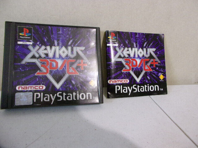 Jeu Playstation PS one PS1 XEVIOUS 3D/G+ PAL complet