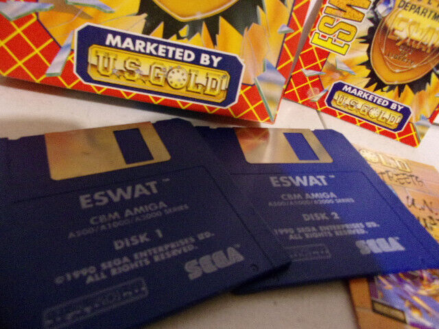 ESWAT SEGA ARCADE HITS 1990 COMMODORE AMIGA