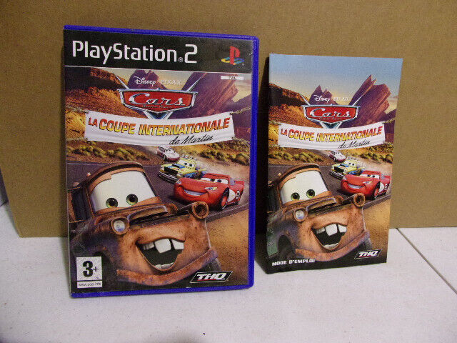 Jeu PS2 Disney Pixar Cars : La Coupe Internationale de Martin Complet FR 