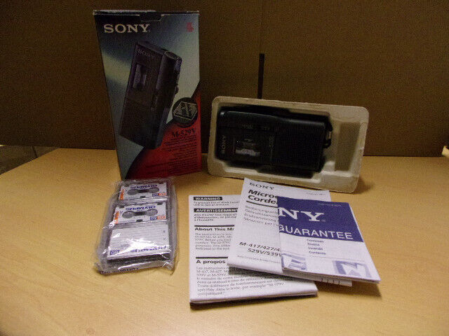 Dictaphone Microcassette - SONY M-529V - bon état - officielle