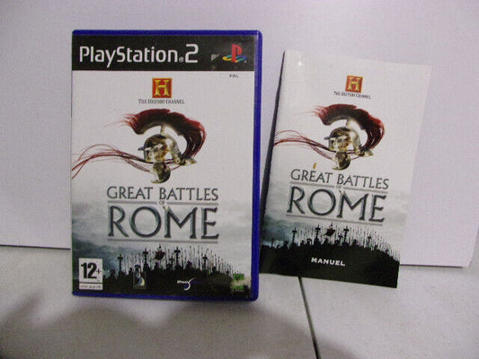 Jeu PS2 The History Channel: Great Battles of Rome complet