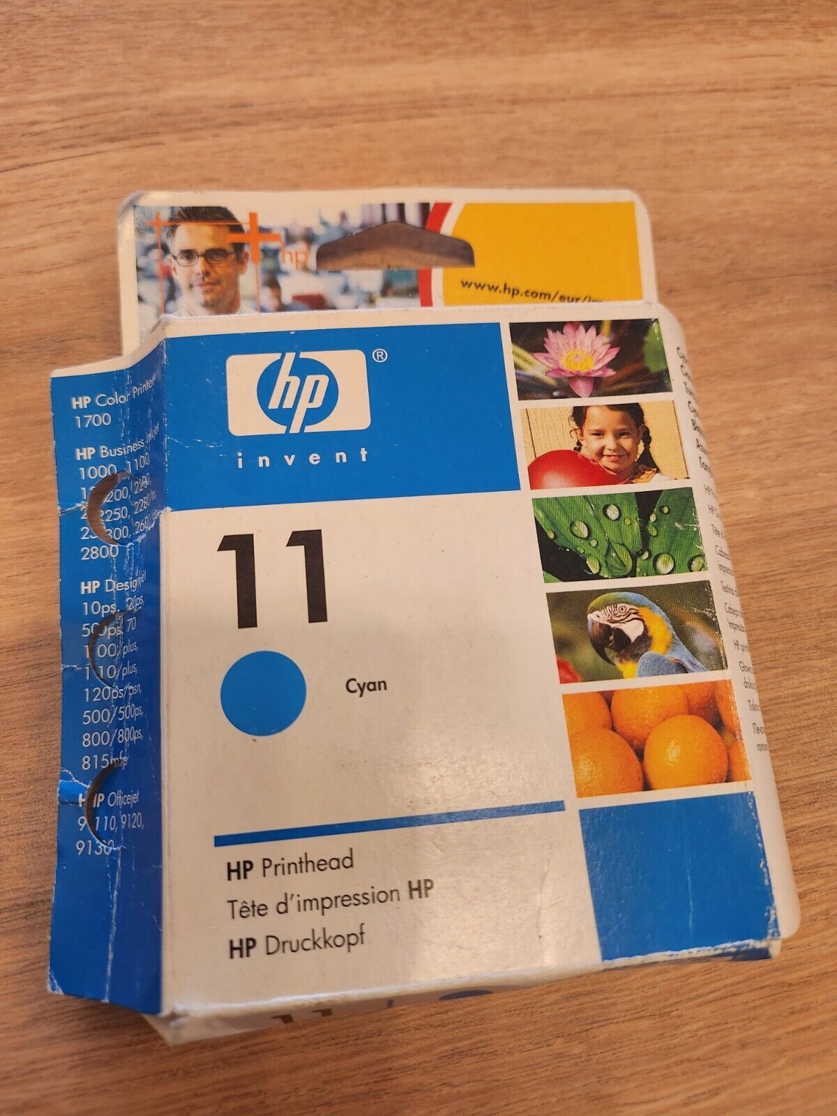 Original HP Tête D'Impression D'Encre 11 Cyan pour Designjet 500 800 Jet